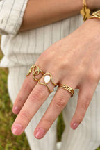 Bague en acier inoxydable MATHILDE