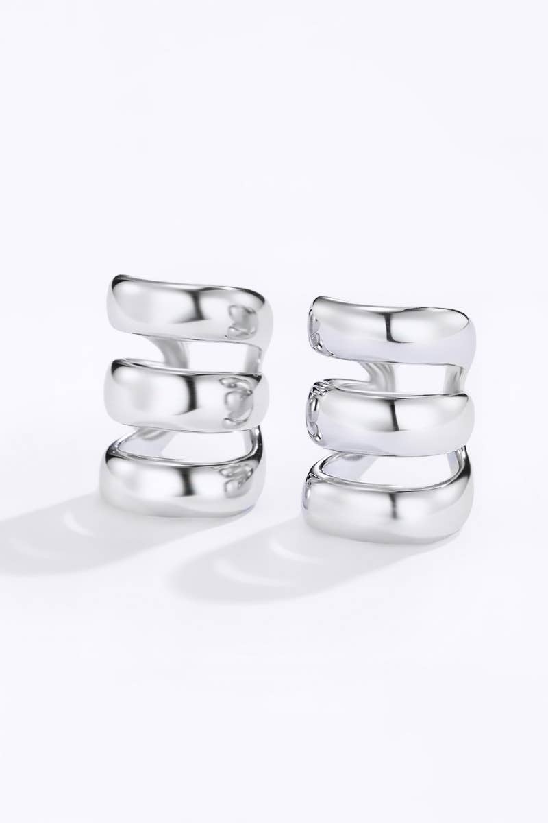 Earcuffs en acier inoxydable ÉMILIE