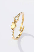 Bague Cœur Royal en acier inoxydable OLIVIA