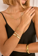 Bracelet jonc en acier inoxydable ADELE