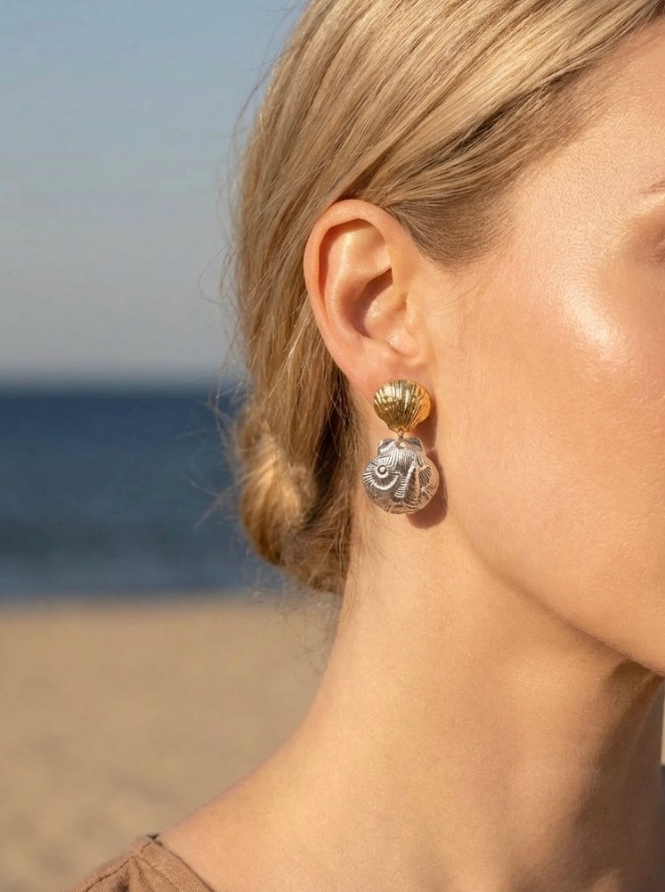 Boucles d'oreilles en acier inoxydable CARLA