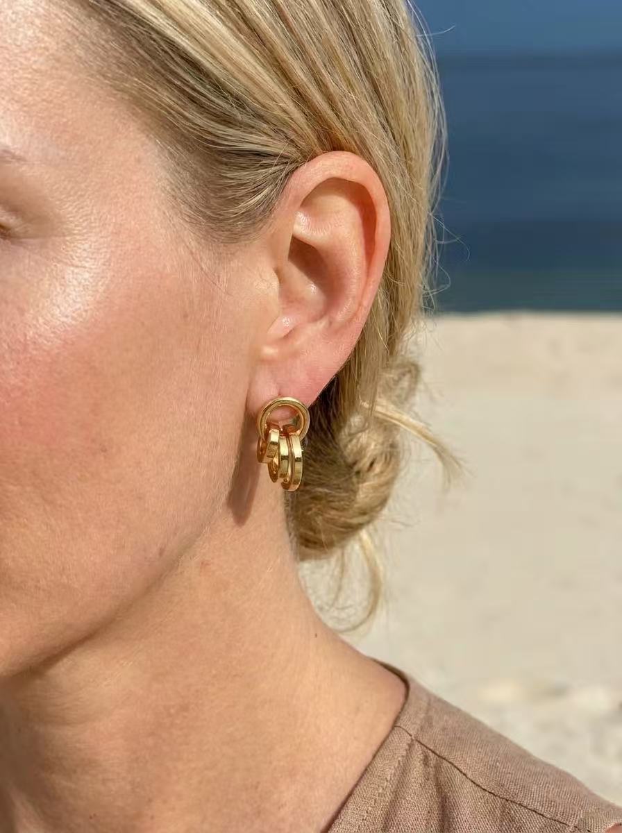 Boucles d'oreilles en acier inoxydable RACHEL