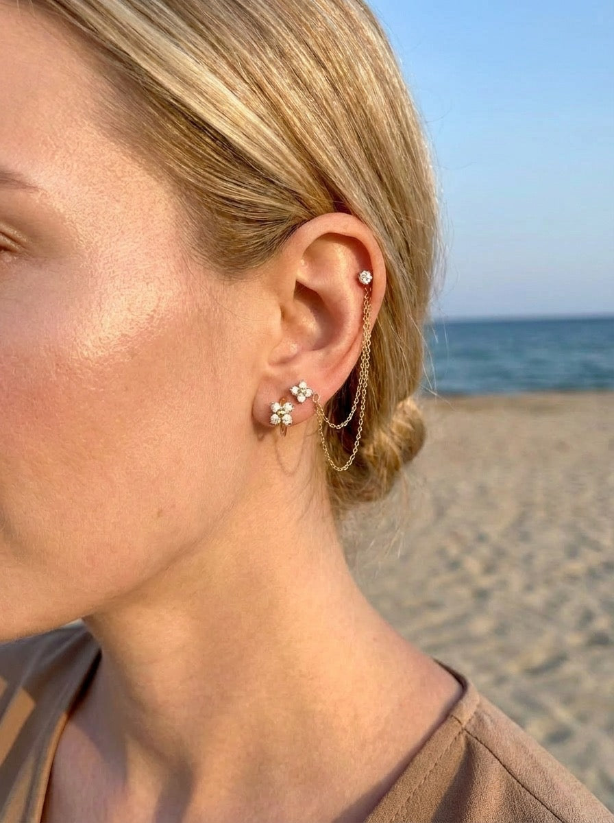 Boucles d'oreilles en acier inoxydable LUCY