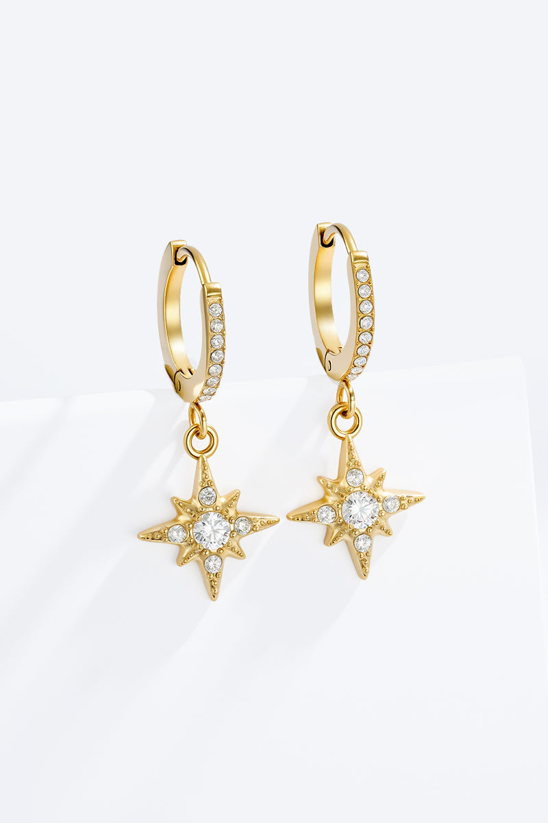 Boucles d'oreilles en acier inoxydable NOÉMIE