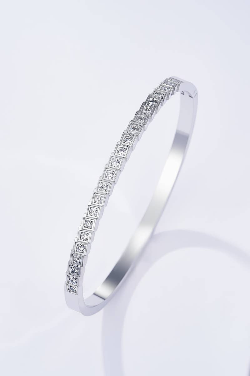 Bracelet jonc en acier inoxydable VICTORIA
