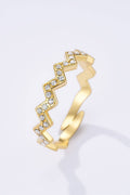 Bague Vibration Lumineuse en acier inoxydable BROOKE