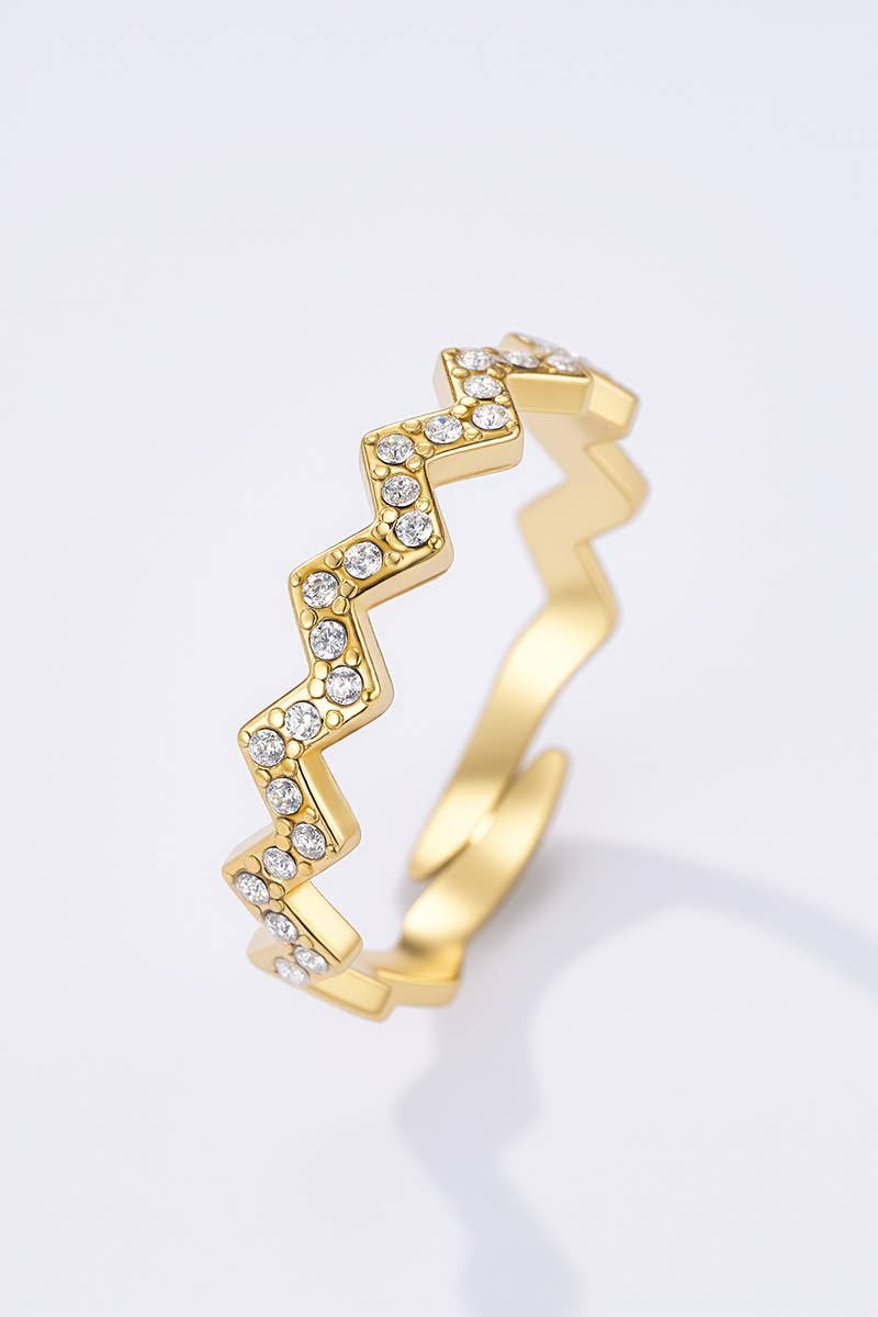 Bague Vibration Lumineuse en acier inoxydable BROOKE
