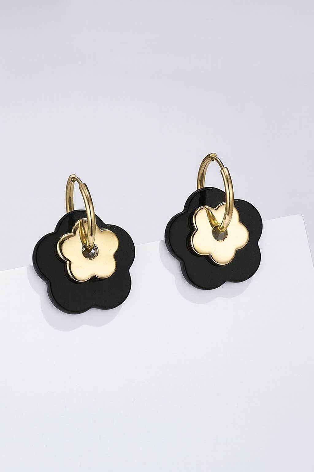 Boucles d'oreilles en acier inoxydable ALEXA