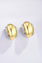 Boucles d'oreilles Éclipse Dorée en acier inoxydable IVY