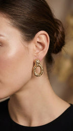 Boucles d'oreilles en acier inoxydable MIA