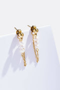 Boucles d'oreilles Perles Bohèmes en acier inoxydable VICTORIA