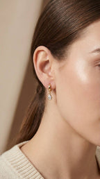 Boucles d'oreilles Goutte Précieuse en acier inoxydable ROXANE
