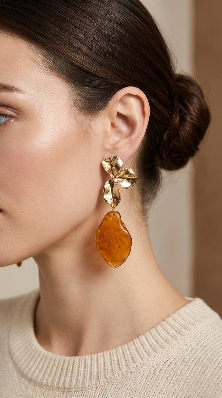 Boucles d'oreilles en acier inoxydable GRACE