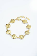 Bracelet coquillages en acier inoxydable EMILY