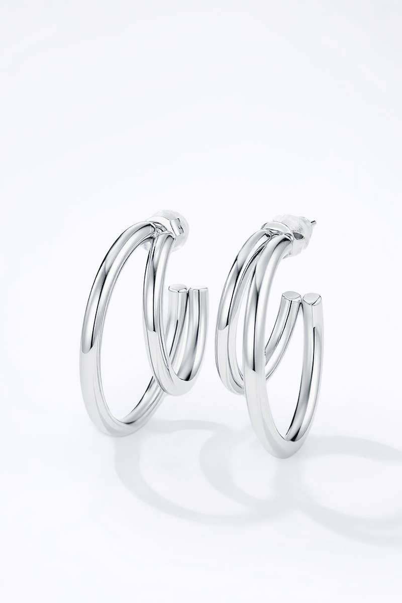 Boucles d'oreille en acier inoxydable SOPHIA