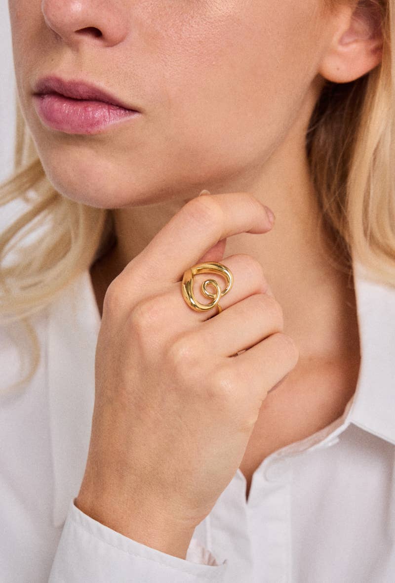 Bague en acier inoxydable MILA