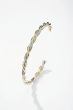 Bracelet manchette en acier inoxydable LÉA