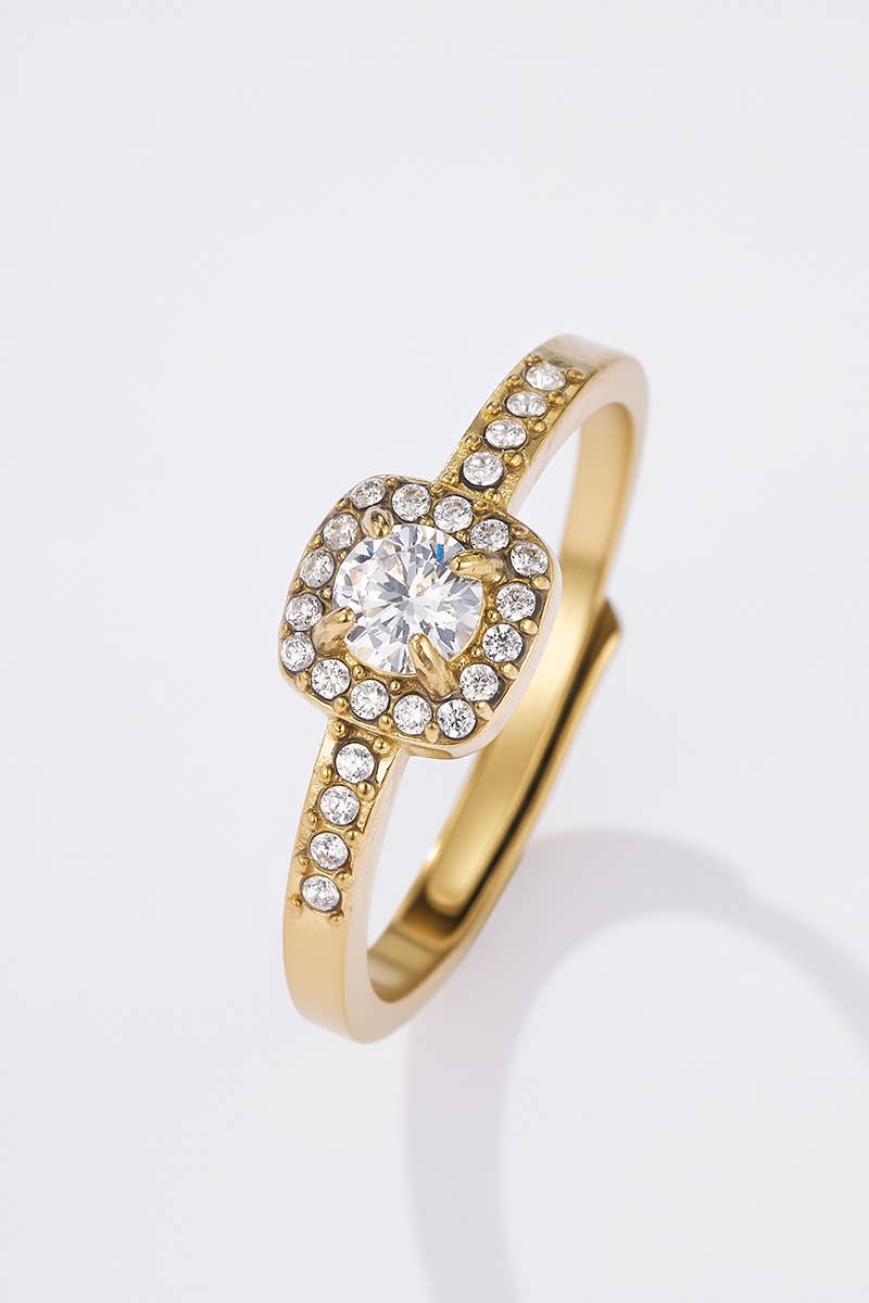 Bague en acier inoxydable NOÉMIE