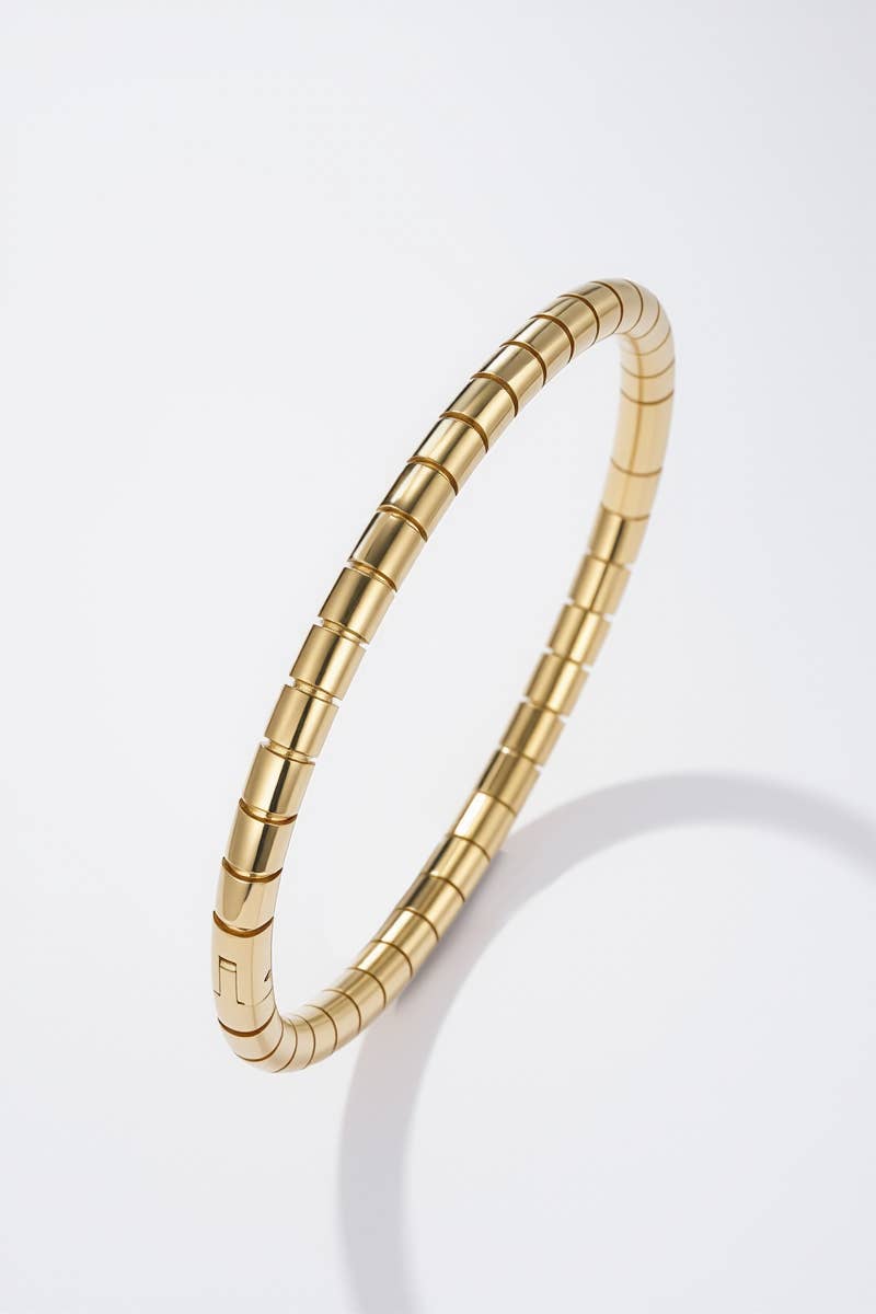 Bracelet jonc en acier inoxydable OLIVIA