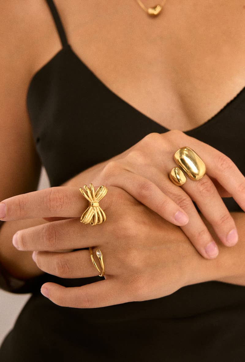 Bague en acier inoxydable ÉMILIE