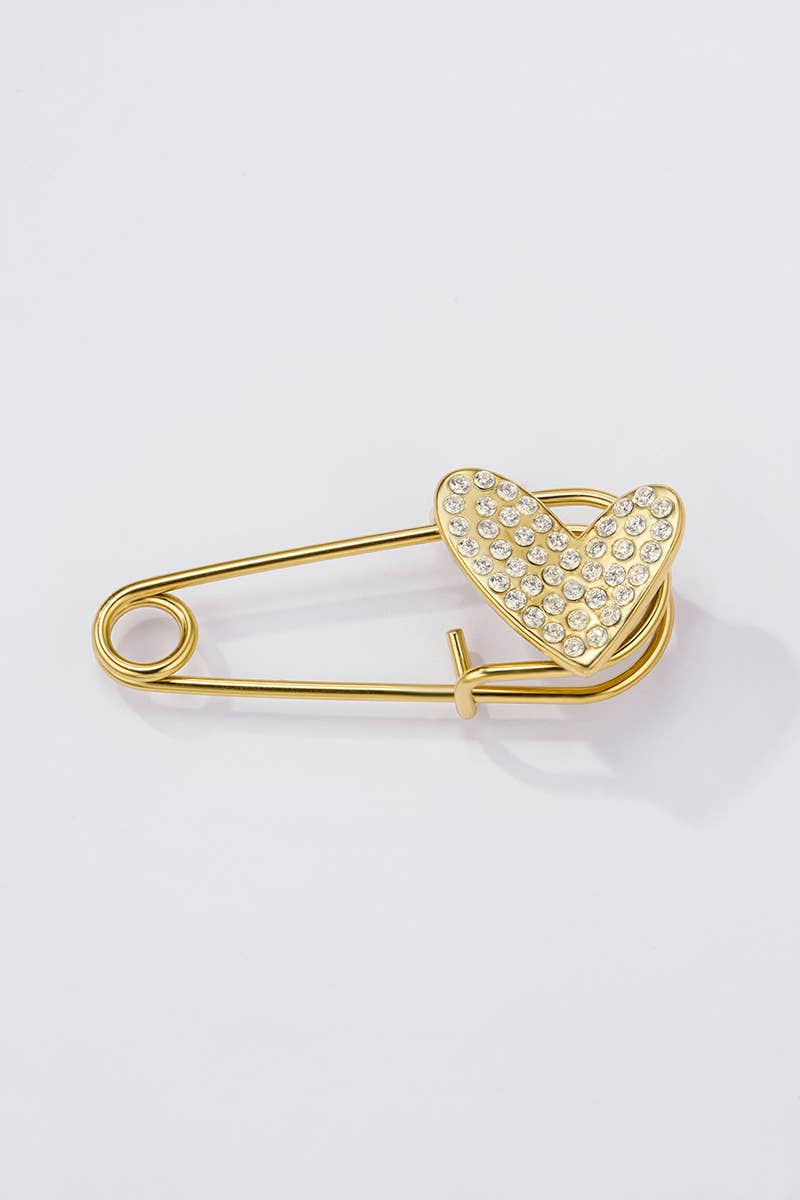 Broche en acier inoxydable ALICE