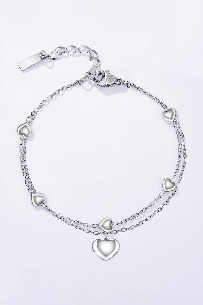 Bracelets Éclat d’Amour en acier inoxydable ABIGAIL