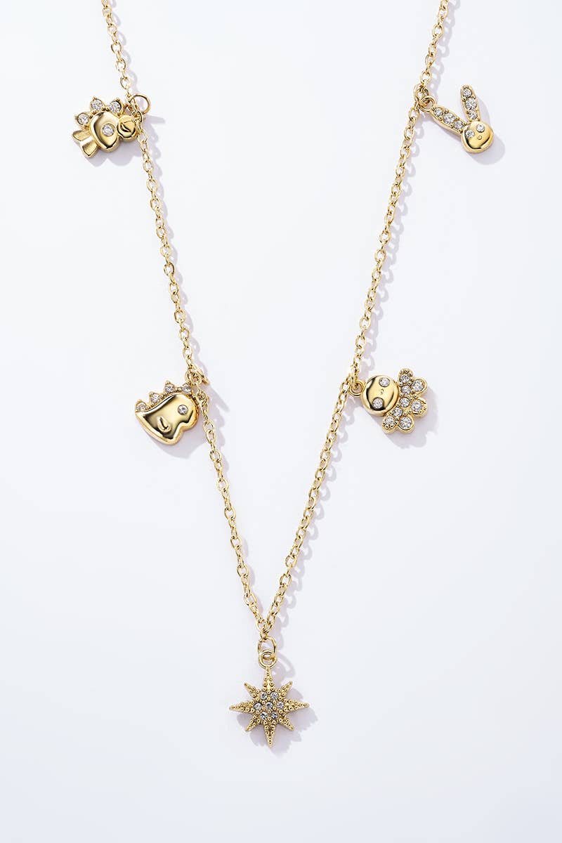 Collier chaîne en acier inoxydable VIOLET