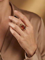 Bague en acier inoxydable JUSTINE