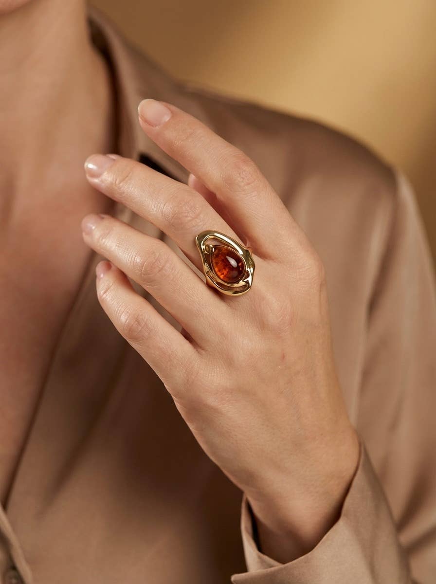 Bague en acier inoxydable JUSTINE