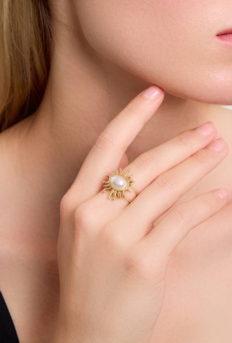 Bague en acier inoxydable OLIVIA