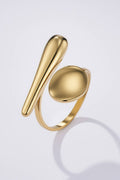 Bague Harmonie Dorée en acier inoxydable MILA