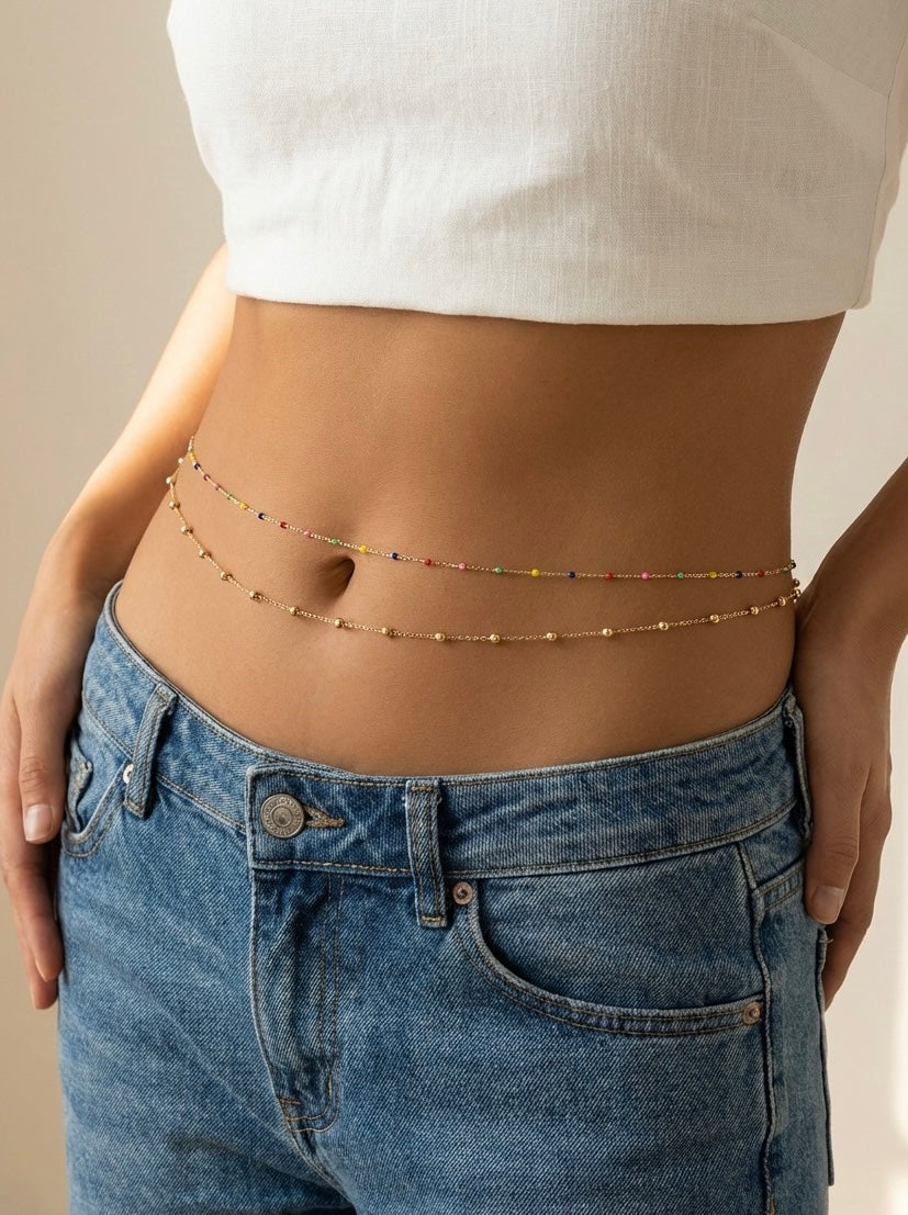 Chaîne de taille en acier inoxydable ÉLISE