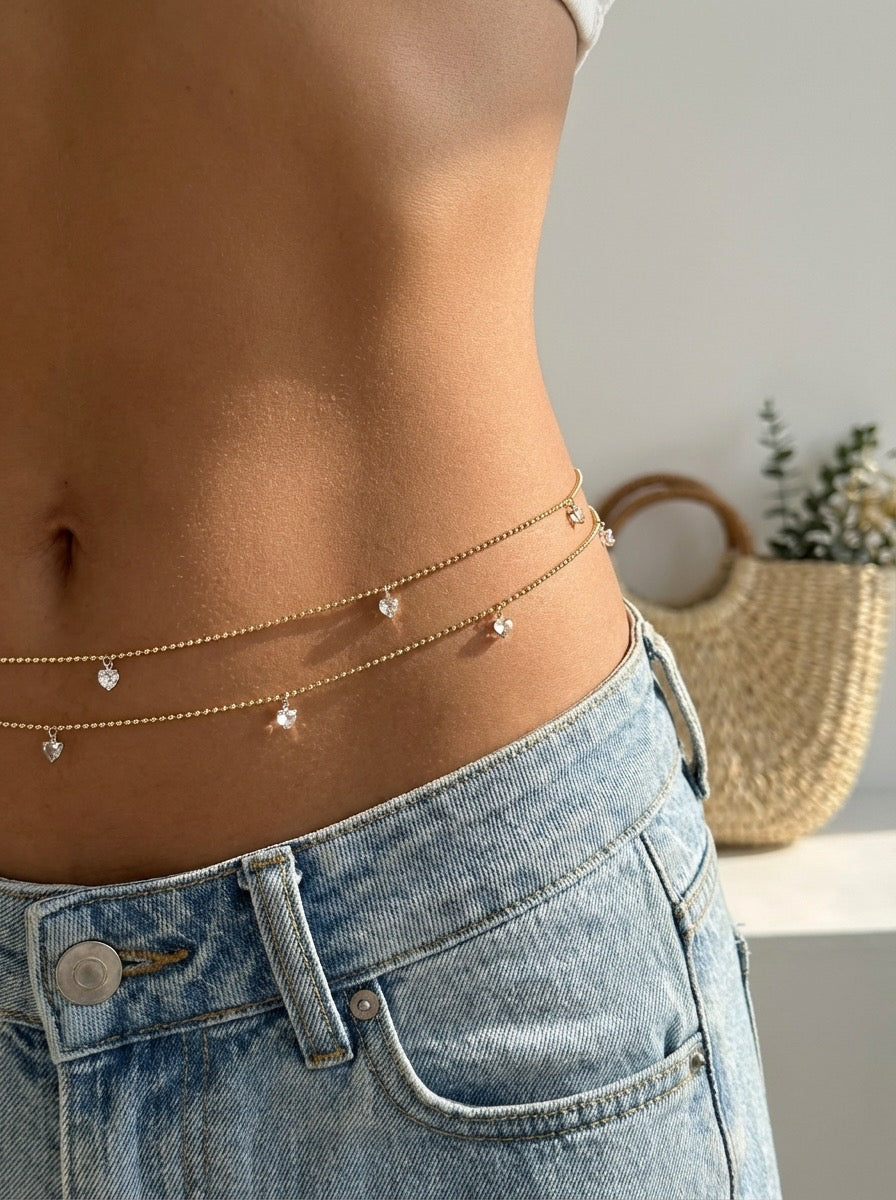 Chaîne de taille en acier inoxydable NOÉMIE