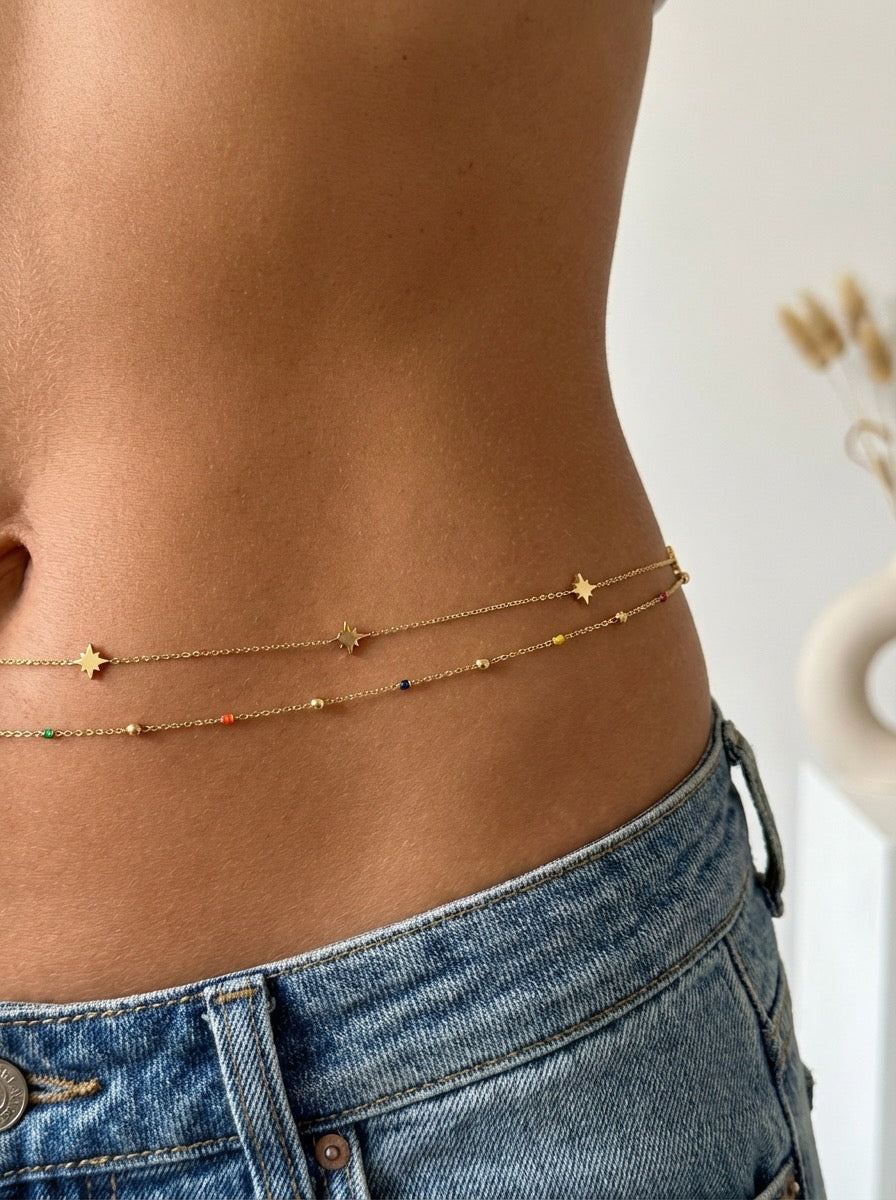 Chaîne de taille en acier inoxydable CHLOÉ