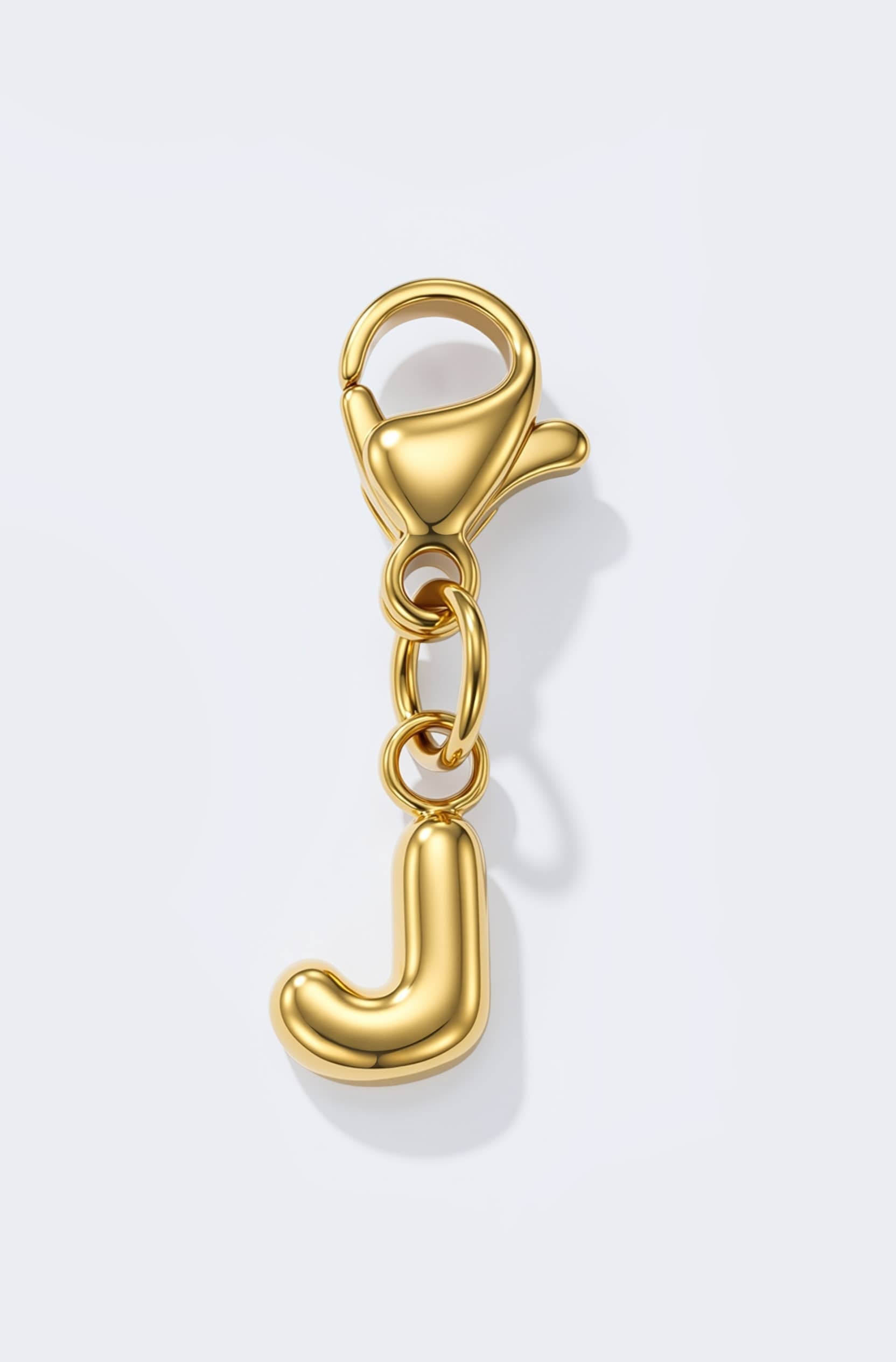 Charm alphabet en acier inoxydable