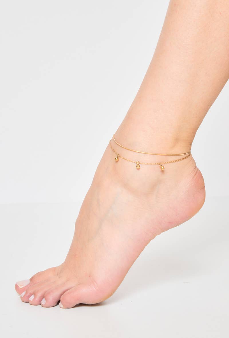 Chaîne de cheville en acier inoxydable DAISY