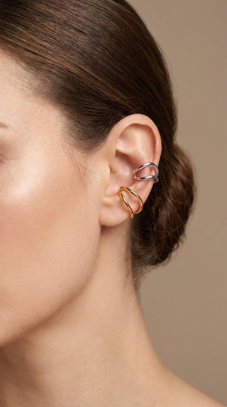 Earcuffs en acier inoxydable MIA
