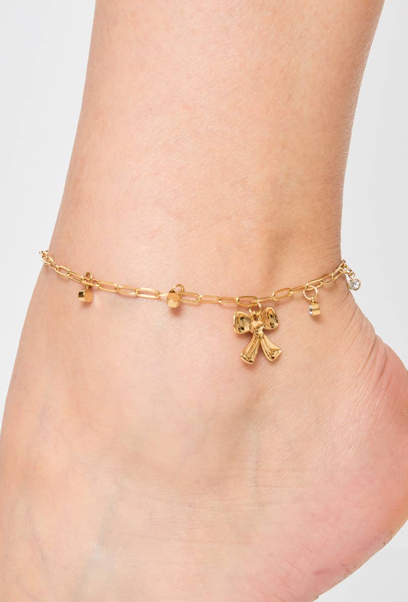 Chaîne de cheville en acier inoxydable CHLOÉ