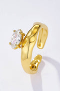 Bague Élégance Cristal en acier inoxydable CLARA