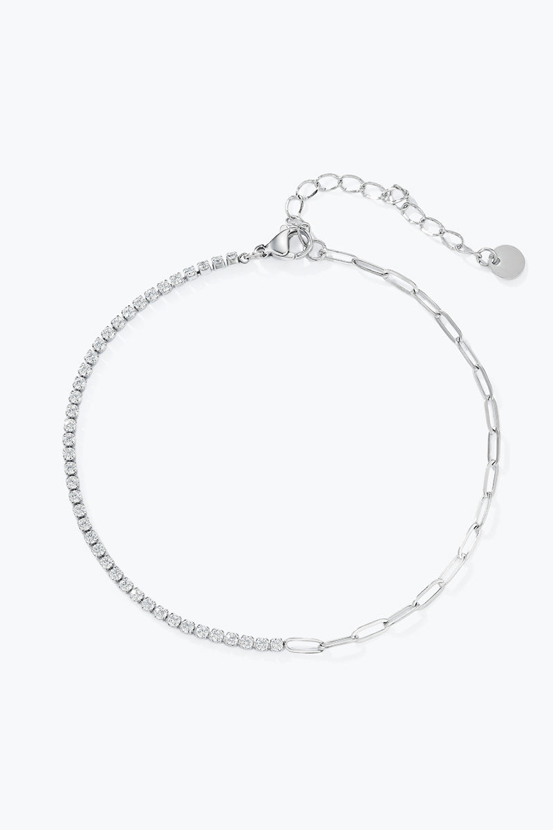 Chaîne de cheville en acier inoxydable MILA