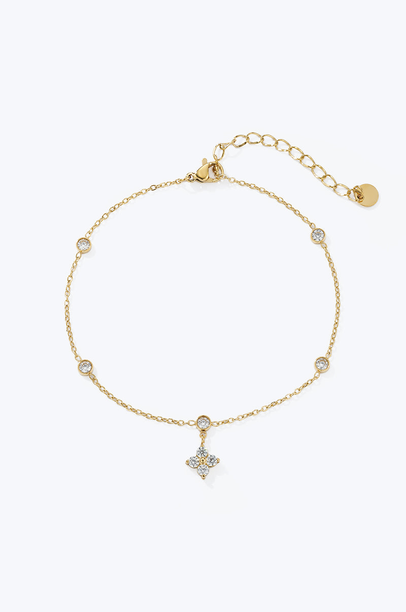 Chaîne de cheville en acier inoxydable ESTELLE