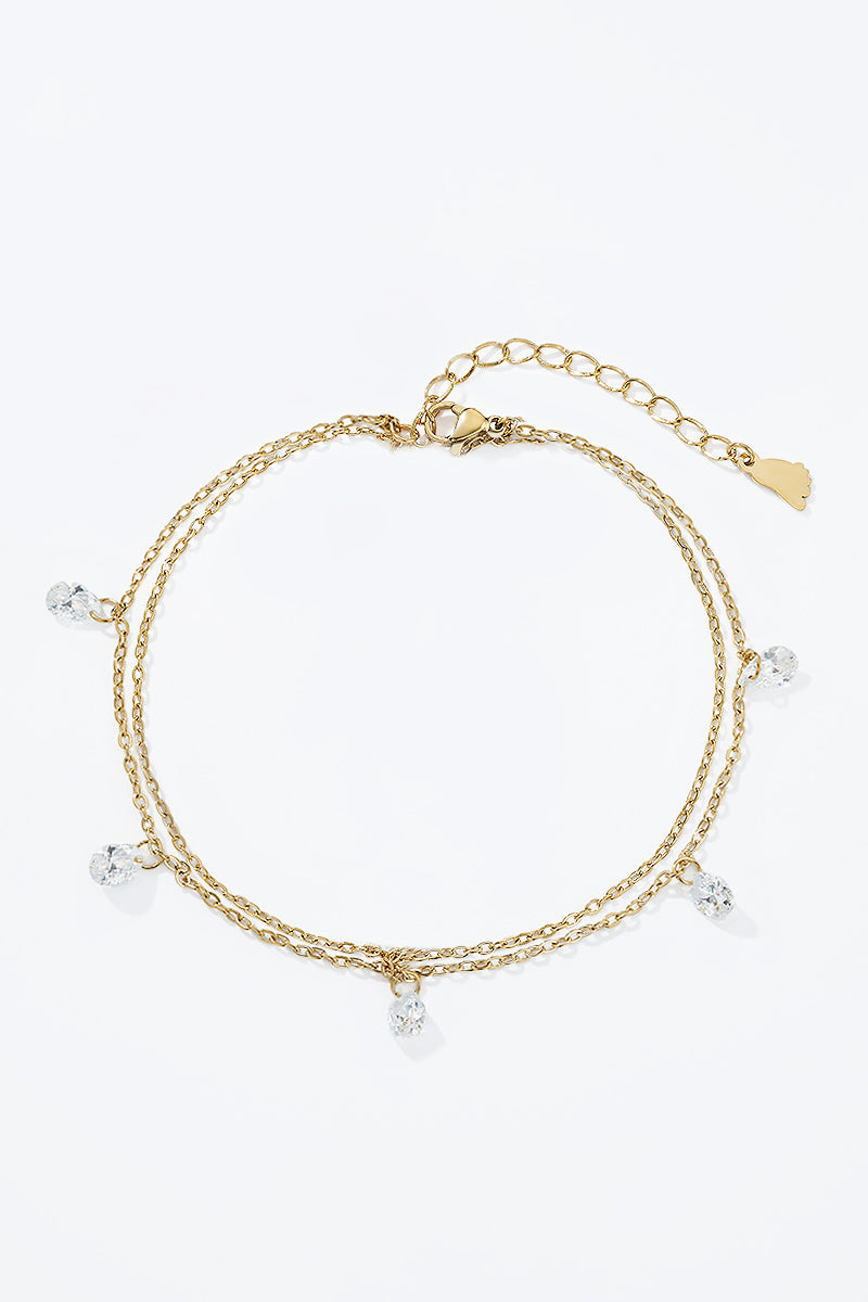 Chaîne de cheville en acier inoxydable EMMA