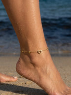 Chaîne de cheville en acier inoxydable LÉNA