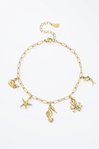 Chaîne de cheville en acier inoxydable NOÉMIE