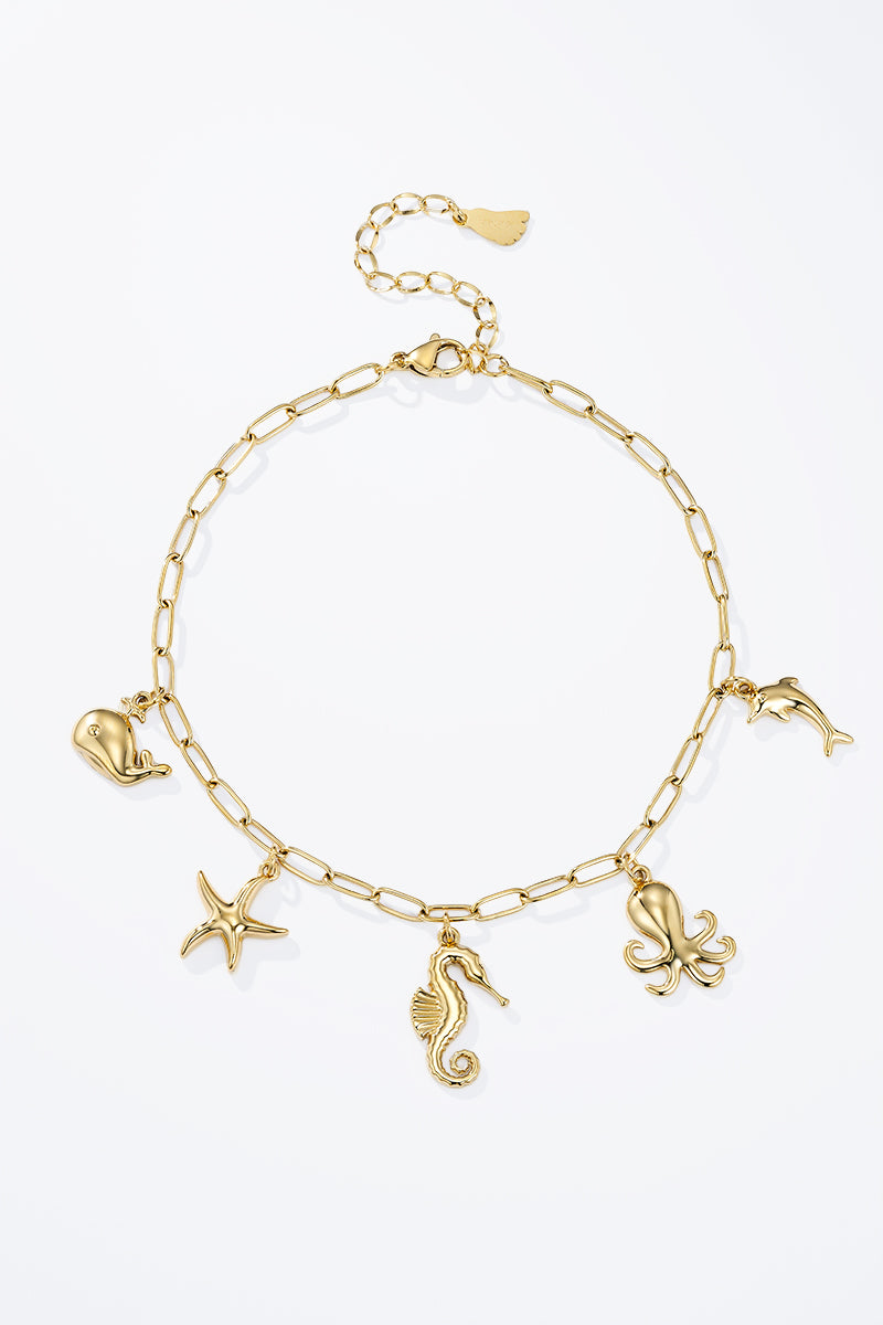 Chaîne de cheville en acier inoxydable NOÉMIE