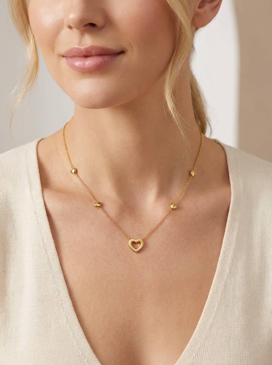 Collier chaîne en acier inoxydable OLIVIA