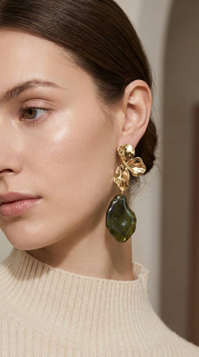 Boucles d'oreilles en acier inoxydable GRACE