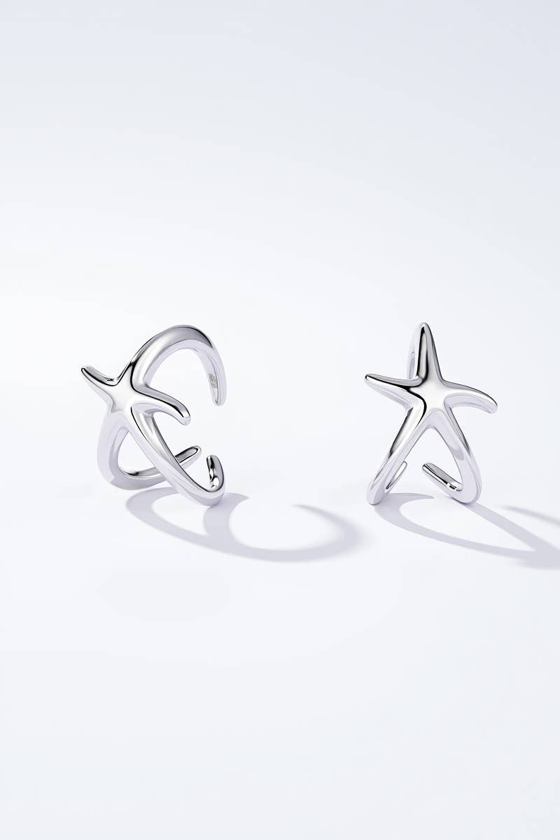 Earcuffs en acier inoxydable ROMANE