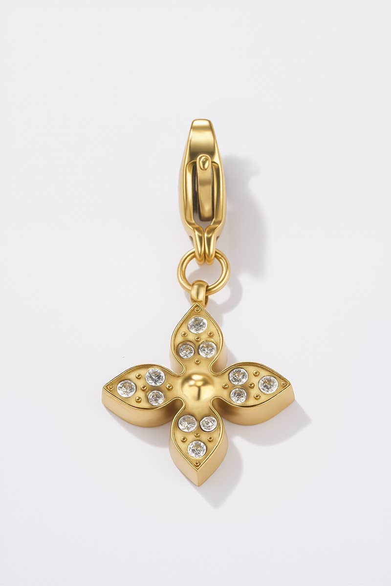 Charm breloque en acier inoxydable ASHLEY