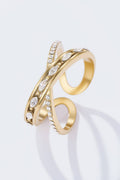 Bague Croisée Éclat en acier inoxydable GRACE